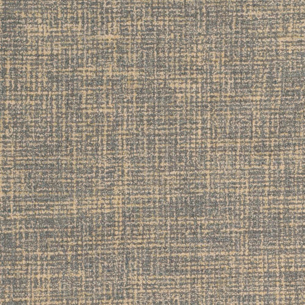 Gold and Grey Abstract Handmade Wool Area Rug