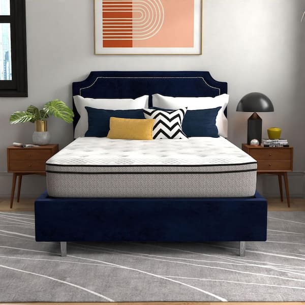 EARLY BIRD Dual Cool Twin Medium Gel Memory Foam 12 in. Bed-in-a-Box Mattress