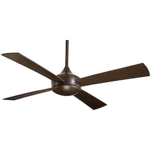 Aluma Wet 52 in. Integrated LED Indoor/Outdoor Oil Rubbed Bronze Ceiling Fan with Remote