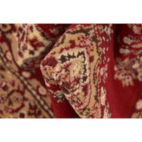 Reza Washington Burgundy 2' 7 x 10' 0 Runner Rug