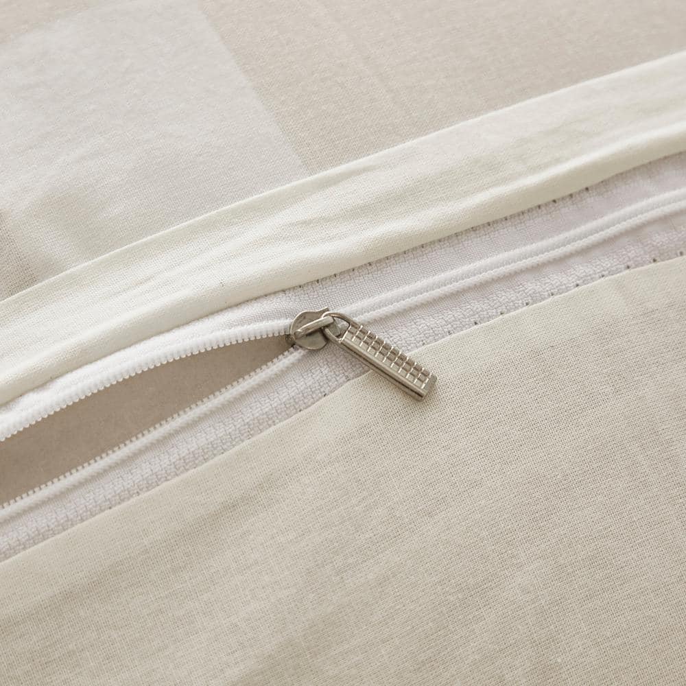 Soft White Cotton Embroidered King Pillow Shams Set