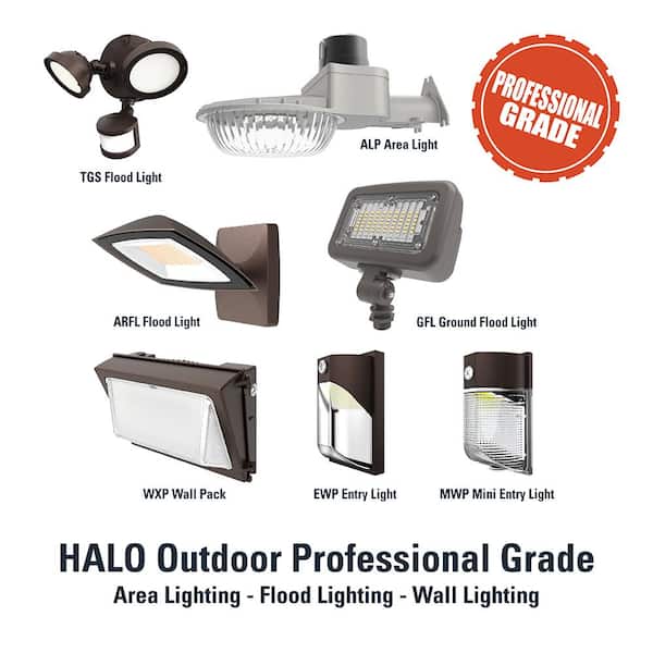 HALO 70- Watt Equivalent, Integrated LED, Bronze Finish, Dusk to