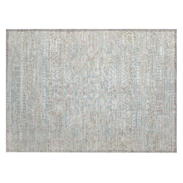 Chantille Machine Washable Indoor/Outdoor Abstract ACN3161 Linen 3 ft. x 4 ft. Area Rug