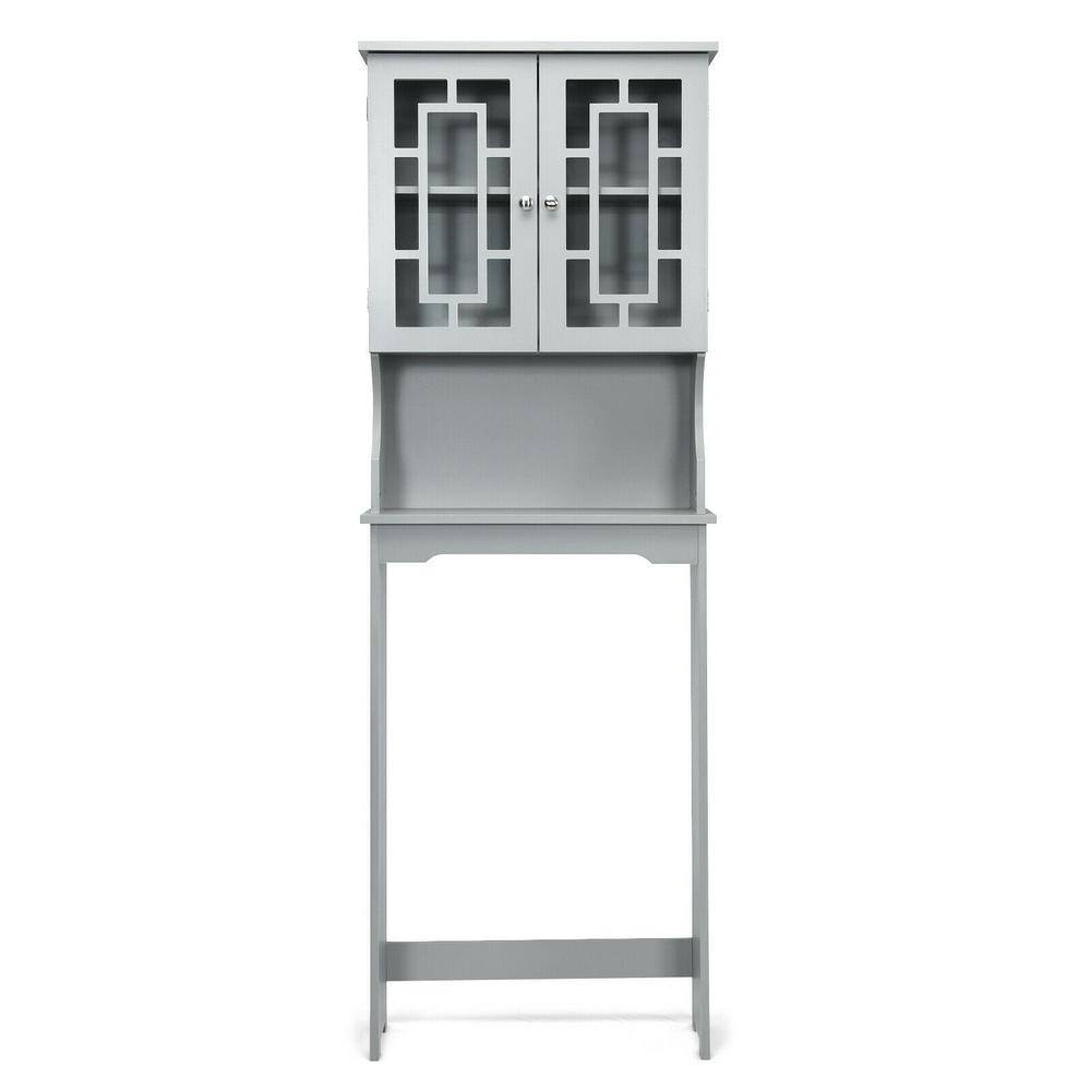 Reviews for ANGELES HOME 23.5 W x 8.5 in. D x 67 in. H Grey Bathroom