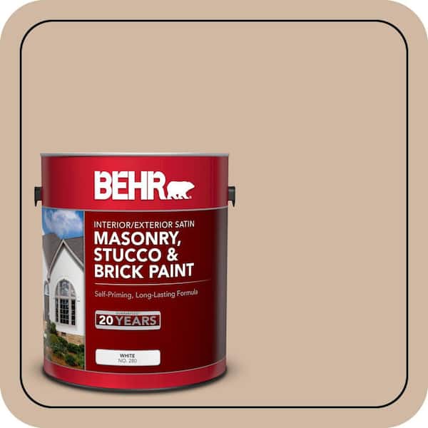 5 gal. #N240-3 Sonoran Desert Satin Interior/Exterior Masonry, Stucco and Brick Paint