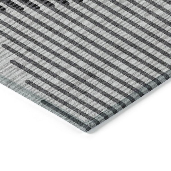Chantille Machine Washable Indoor/Outdoor Abstract ACN1001 Gray 5 ft. x 7 ft. 6 in. Area Rug