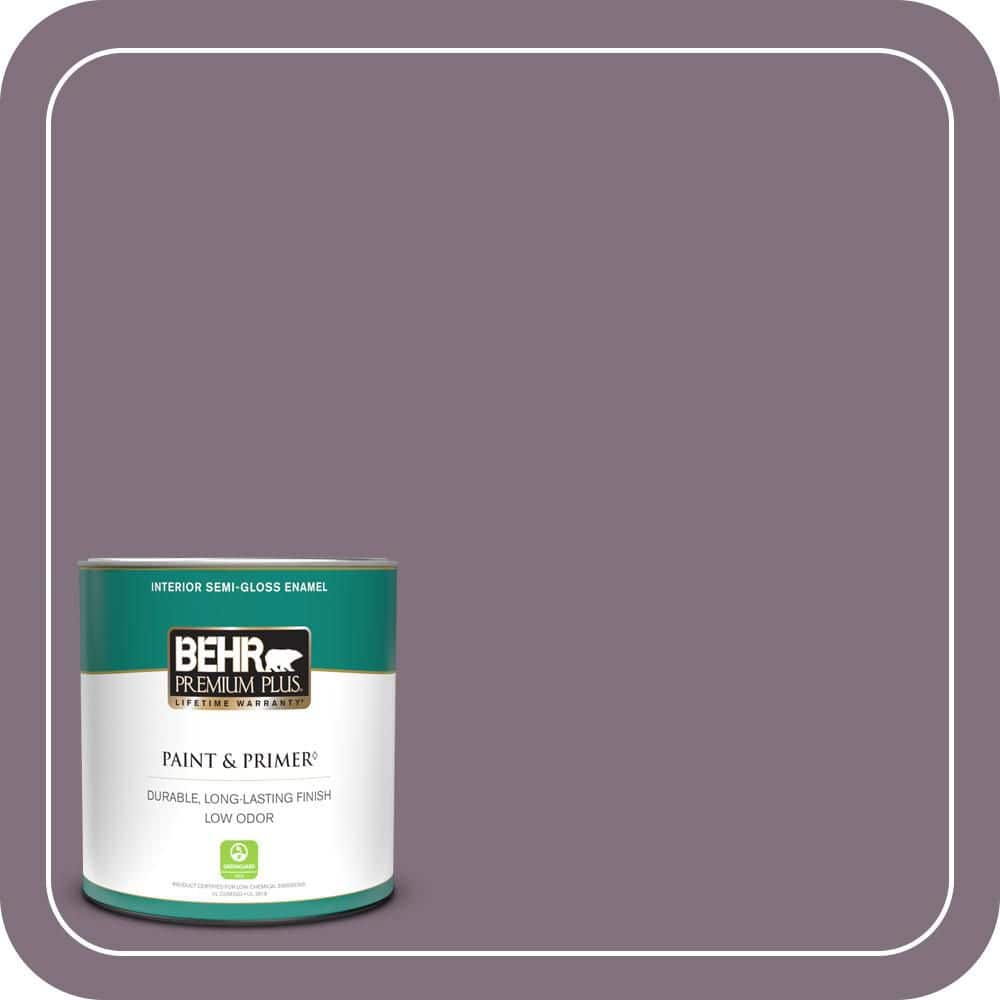 1 qt. #690F-6 Wine Frost Semi-Gloss Enamel Low Odor Interior Paint & Primer price history on PriceWatchPro