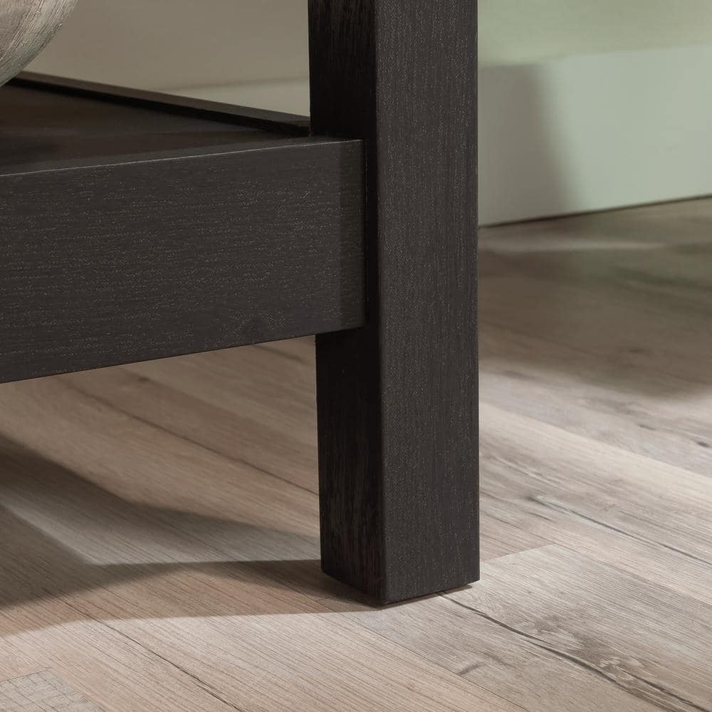 Raven Oak 1-Drawer Lateral File Cabinet with Shelf