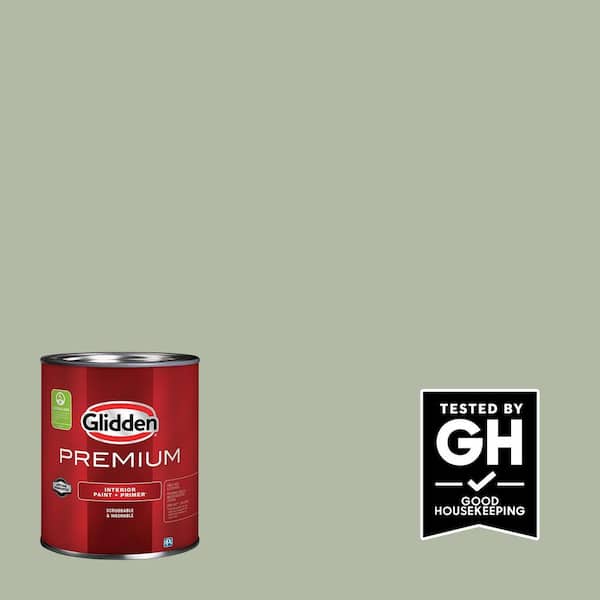 1 qt. #PPG1124-4 Light Sage Satin Interior Latex Paint