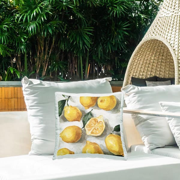 Stupell Industries Country Citrus Lemons Over White Background