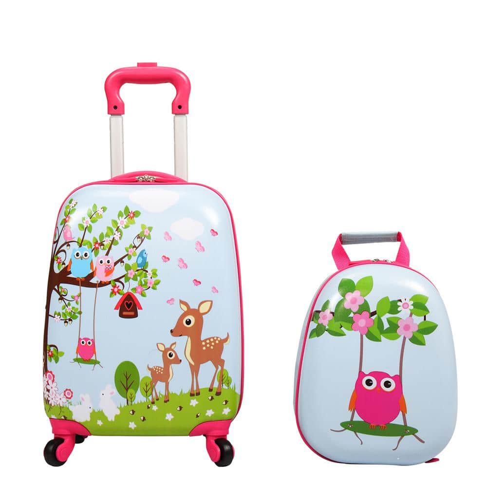 VLIVE 12 in. Backpack Case for School Travel Sika Deer (2-Pieces 
