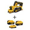 DEWALT 20V MAX XR Cordless Brushless 3-1/4 in. Planer, (1) 20V 6.0Ah Battery, (1) 20V 4.0Ah Battery, and (1) 20V 2.0Ah Battery DCB346-3WCP580B