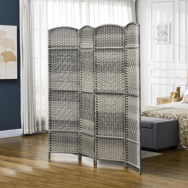 4 panels Grey 2024 Room Divider (New in box)