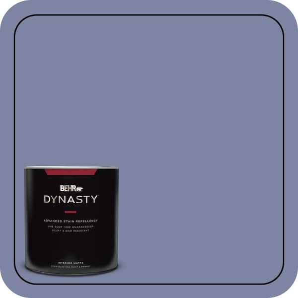 BEHR DYNASTY 1 qt. #S540-5 Velvet Curtain One-Coat Hide Matte Interior Stain-Blocking Paint and Primer