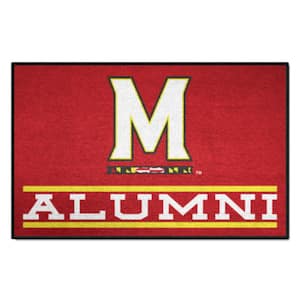 Maryland Terrapins Alumni Red 1.5 ft. x 2.5 ft. Starter Area Rug