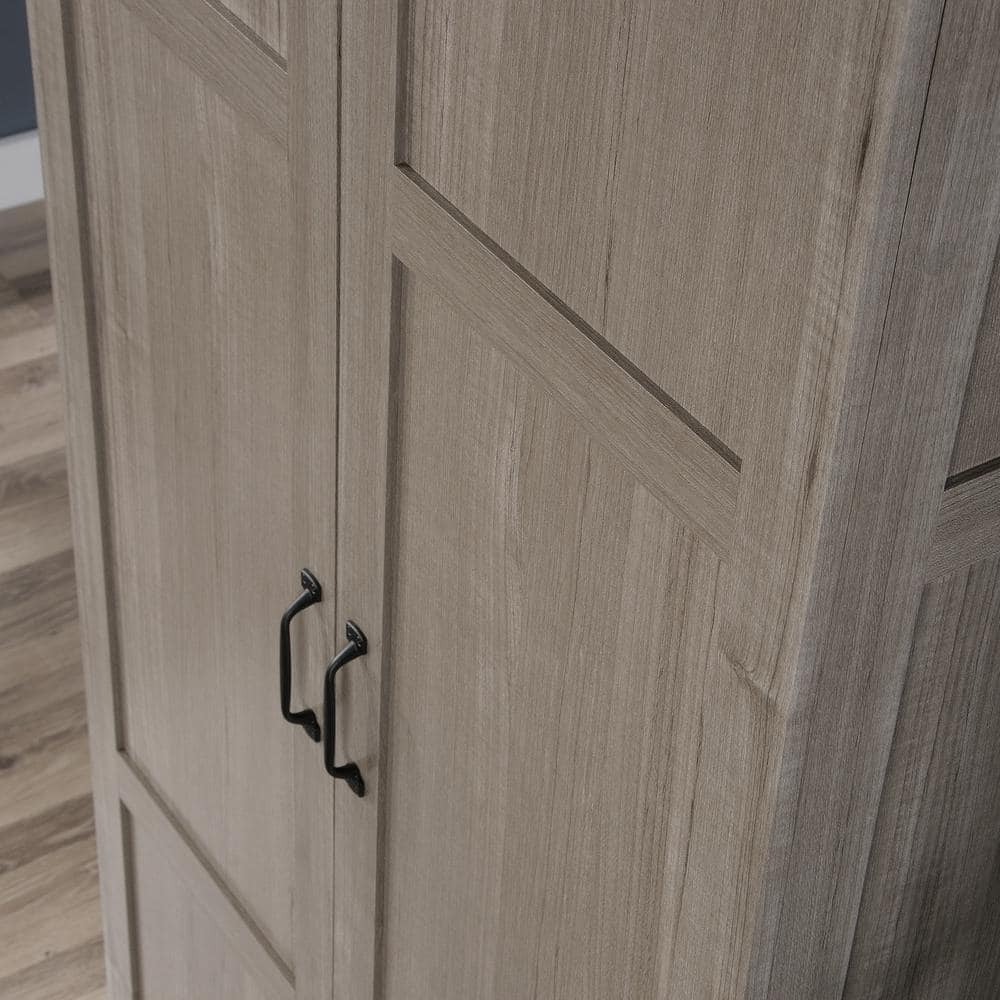 Silver Sycamore Tall Adjustable Shelving Storage Cabinet