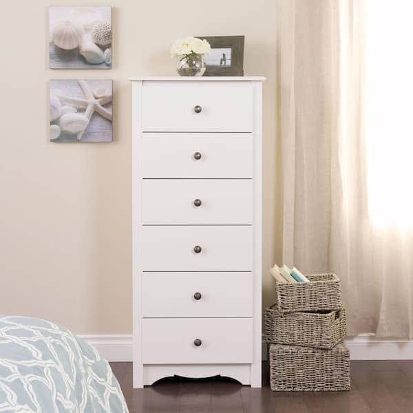 Thin White Chest Of Drawers Top Ers, Long Thin White Dresser
