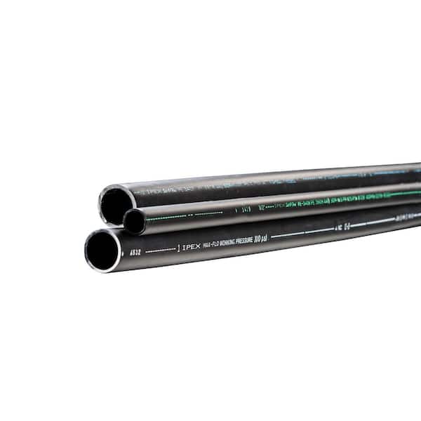 IPEX 1 in. (1.033 in. I.D x 1.315 in. O.D) x 2 ft. Black IPS 160 PSI NSF Poly Tubing