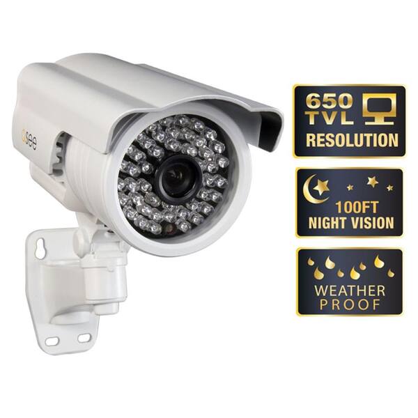 Q-SEE Elite Series Indoor/Outdoor 650 TVL Bullet Style Security Camera with 100 ft. Night Vision