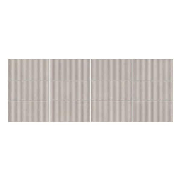 Giorbello Spanish Iconic 24 in. x 48 in. x 10. 2mm 3D Matte Porcelain Wall Tile-Beige (10 PCS, 77.5 sq. ft. /Pallet) G8741-P