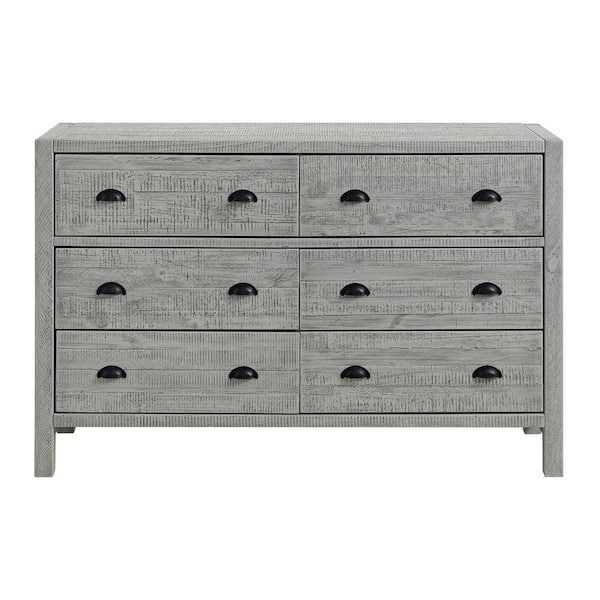 Arden 6-Drawer Double Dresser - Driftwood Gray