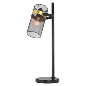 Ferdinand 24 in. Black Candlestick Table Lamp with Adjustable Lamp Head