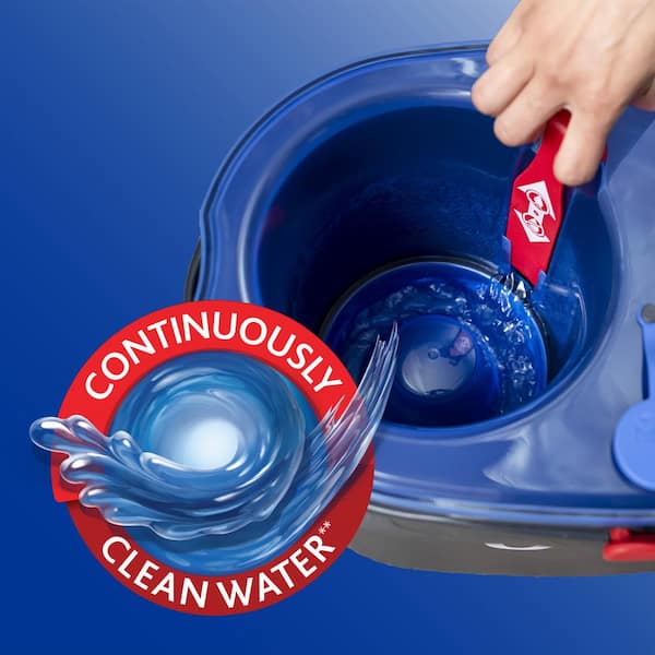 O-Cedar RinseClean Clean Water Spin Mop and Bucket System 2