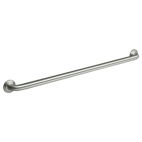 KOHLER Traditional 36 in. Grab Bar in Brushed Stainless