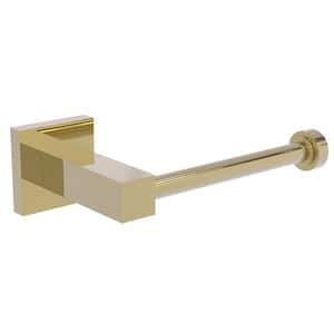 Dayton Euro Style Toilet Paper Holder in Unlacquered Brass