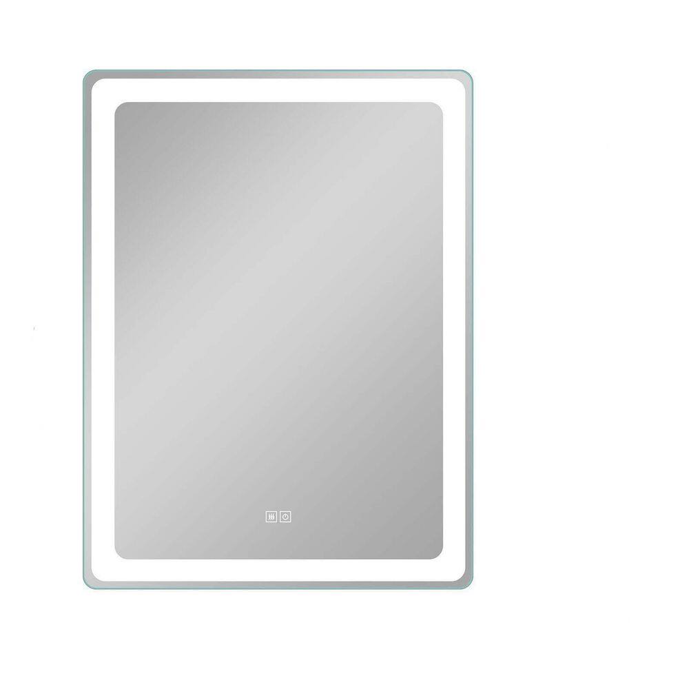24 in. W x 32 in. H Rectangular Frameless LED Wall Bathroom Vanity Mirror i