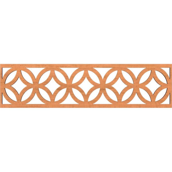 Crosby Fretwork 0.375 in. D x 47 in. W x 12 in. L Cherry Wood Panel Moulding