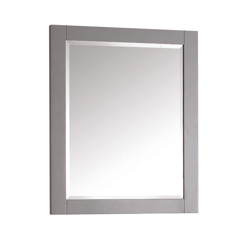 Gray Rectangular Wood Framed Mirror 24" x 30"