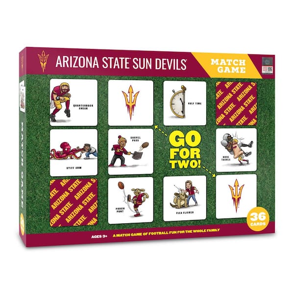YouTheFan NCAA Arizona State Sun Devils Licensed Memory Match Game