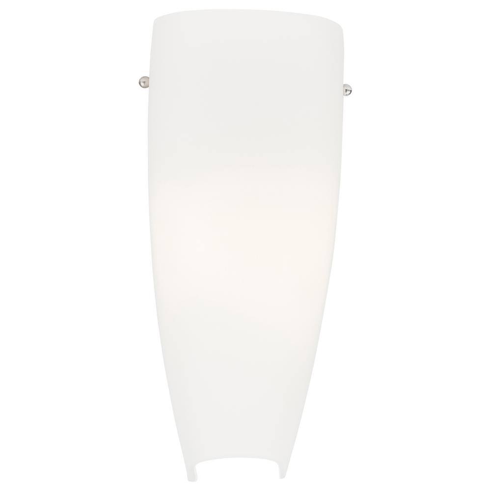 Daphne 12" White Steel Dimmable LED Wall Sconce