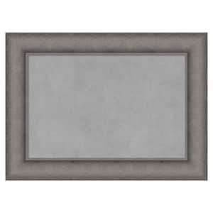 Burnished Concrete 22 in. x 16 in. Framed Magnetic Board