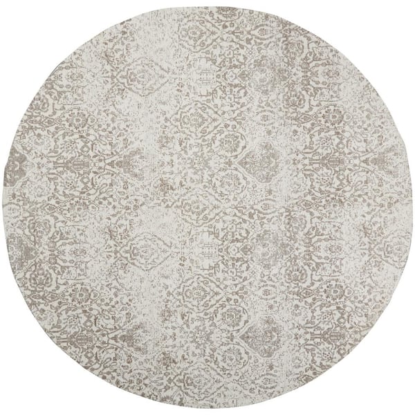 Dotted mesh round rug See available sizes, Simons Maison, Online-Only  Decorative Area Rugs