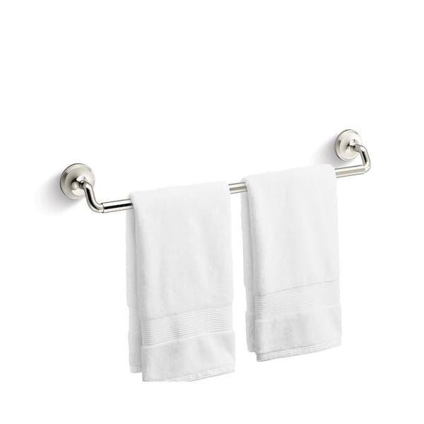 Paces 24 in. Wall Mounted Towel Bar in Vibrant Polished Nickel