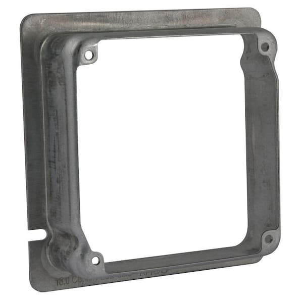 RACO 4-11/16 in. x 4 in. Square Adapter Ring, 1-1/4 in. Raised (12-Pack)