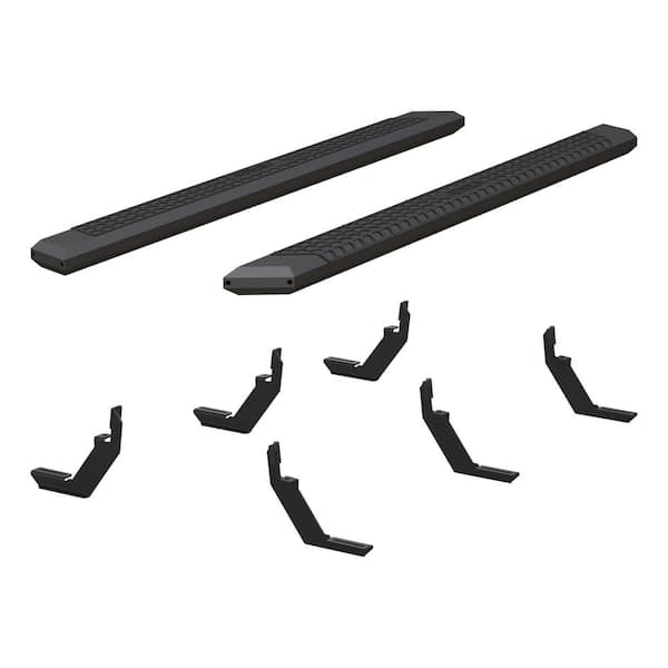 AdvantEDGE Black Aluminum 85-Inch Truck Running Boards, Select Chevrolet Colorado, GMC Canyon