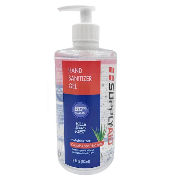 Photo 1 of 2 pack 16 oz. 80% Alcohol Hand Sanitizer Gel with Soothing Aloe (FDA # 74035-1051-5)