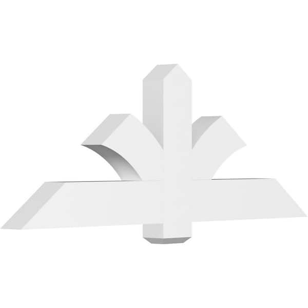 Ekena Millwork Redmond 60 in. W x 22.5 in. H x 4 in. D Signature Polyurethane Bracket