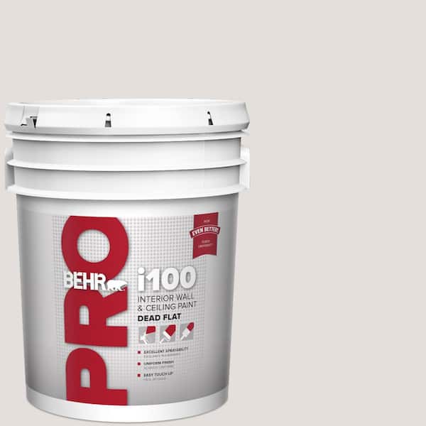 5 gal. #MQ3-03 Pink Chalk Dead Flat Interior Paint