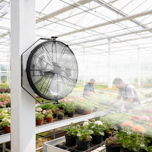 BEYOND BREEZE 18 Inch Indoor Wall-Mounted Fan, Industrial Fan with