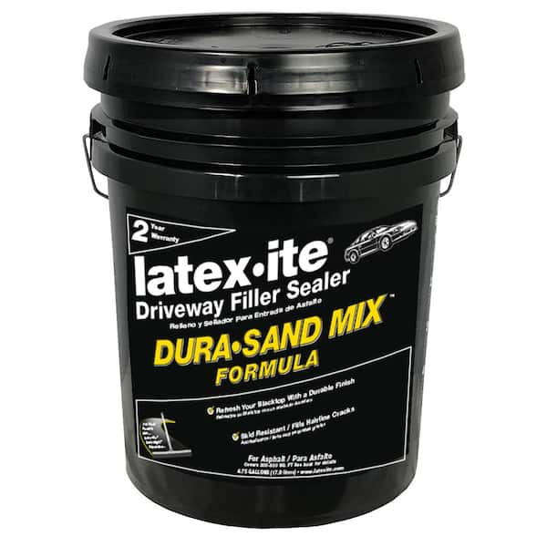 Latex-ite 4.75 Gal. Sand Mix Driveway Filler Sealant