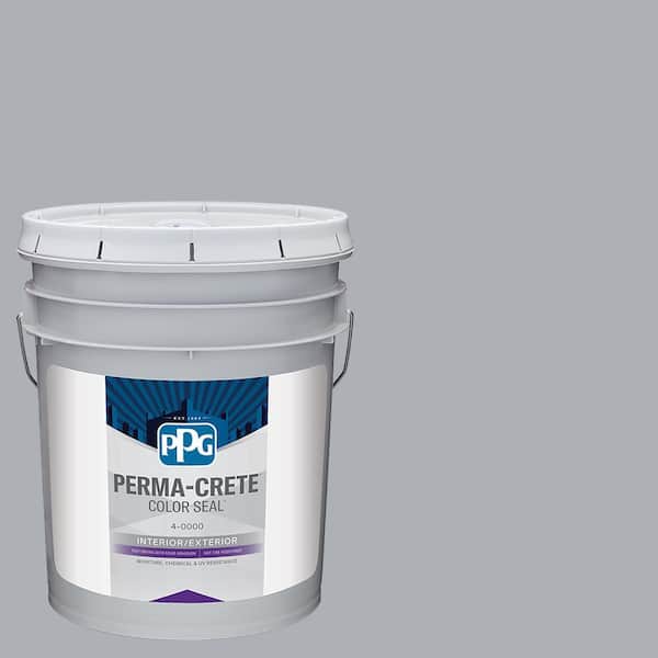 Color Seal 5 gal. PPG1013-4 Silver Charm Satin Interior/Exterior Concrete Stain