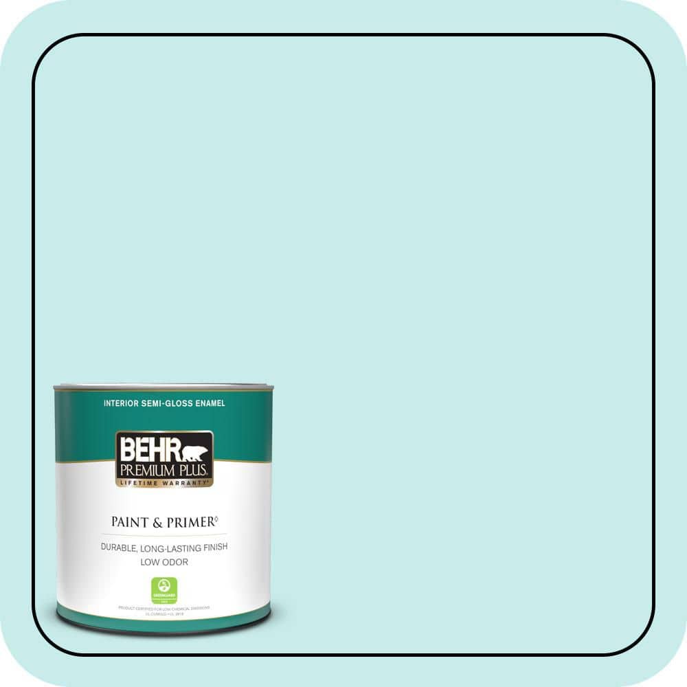 1 qt. #P460-1 Morning Sky Semi-Gloss Enamel Low Odor Interior Paint & Primer price history on PriceWatchPro