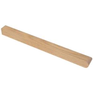 Stair Parts 13 in x 1-1/16 in x 1-1/4 in. Unfinished Red Oak Stair Nosed Return