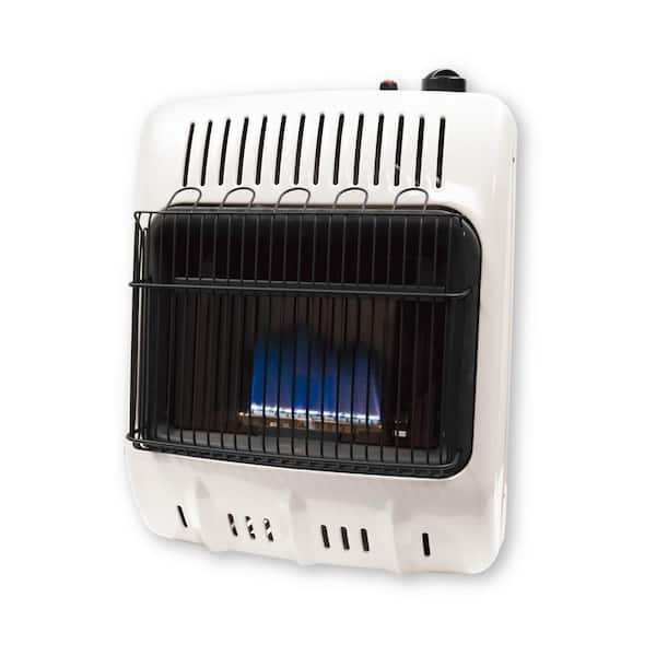 10,000 BTU Vent Free Blue Flame Natural Gas or Propane Dual Fuel Indoor Space Heater