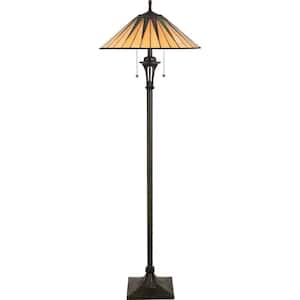 Gotham 62 in. Vintage Bronze Floor Lamp