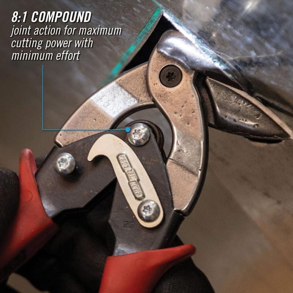 Channellock 10 in. Aviation Snip, Upright, Left Cut 610UL - The